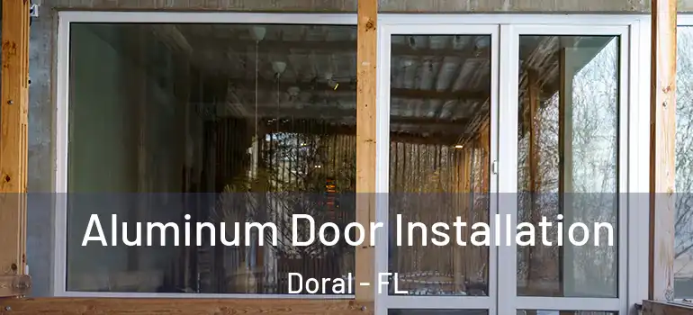  Aluminum Door Installation Doral - FL