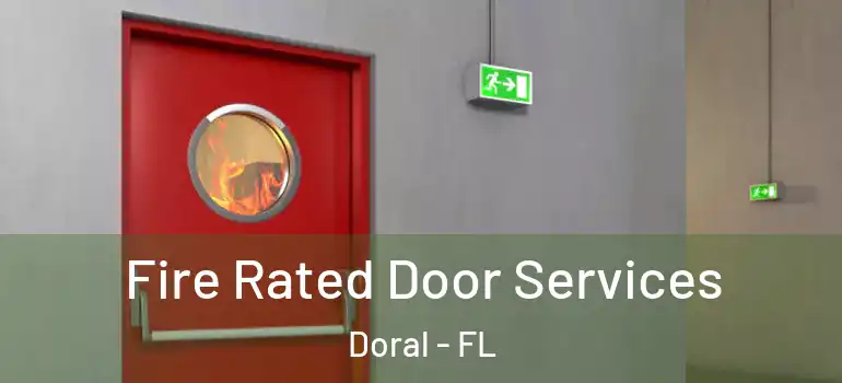  Fire Rated Door Services Doral - FL