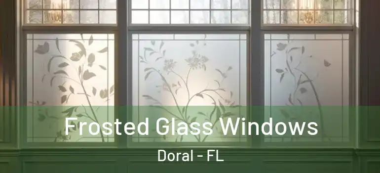  Frosted Glass Windows Doral - FL