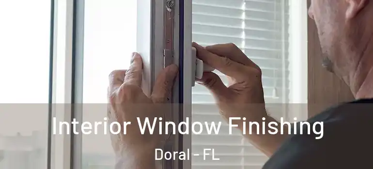  Interior Window Finishing Doral - FL