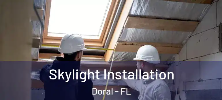  Skylight Installation Doral - FL
