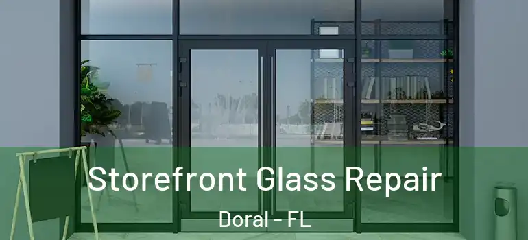  Storefront Glass Repair Doral - FL