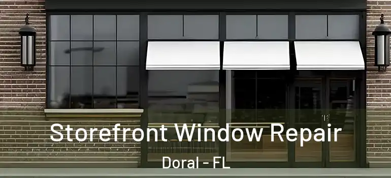  Storefront Window Repair Doral - FL