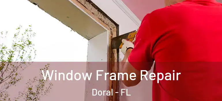  Window Frame Repair Doral - FL